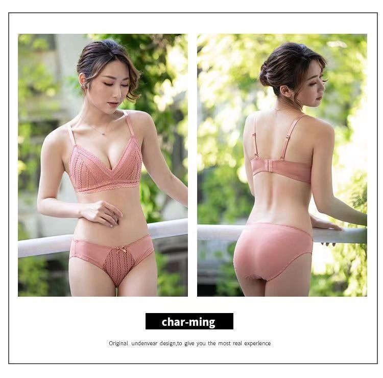Wireless Bust-Enhancing Push-Up Lace Bra | Adjustable Comfort thumbnail 17
