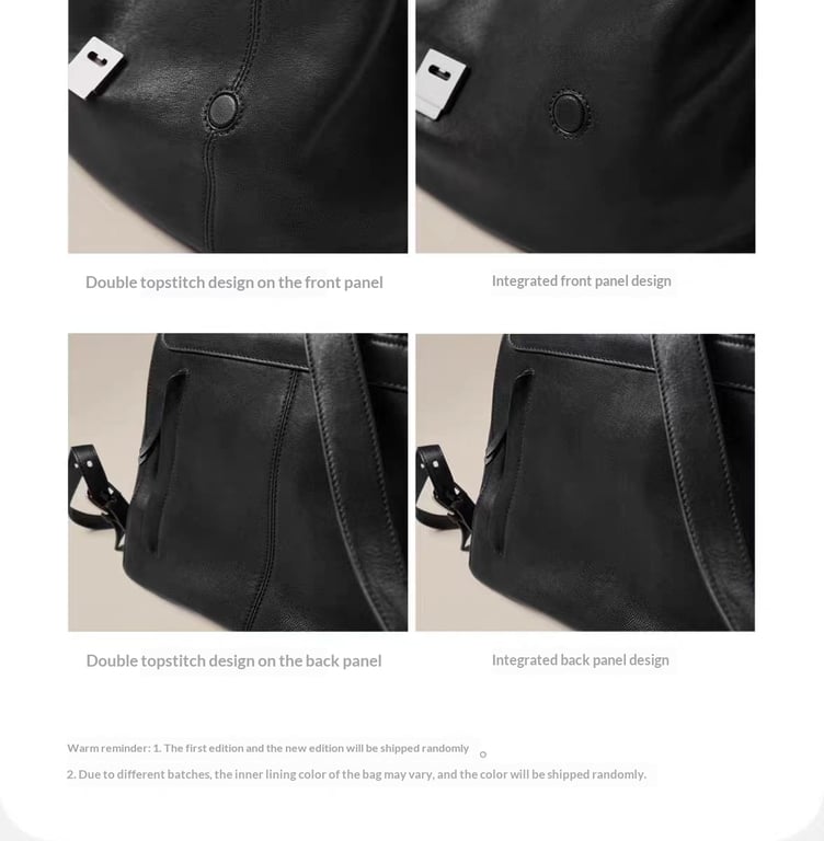 Vegetable-Tanned Leather Messenger Backpack | Convertible Design thumbnail 20