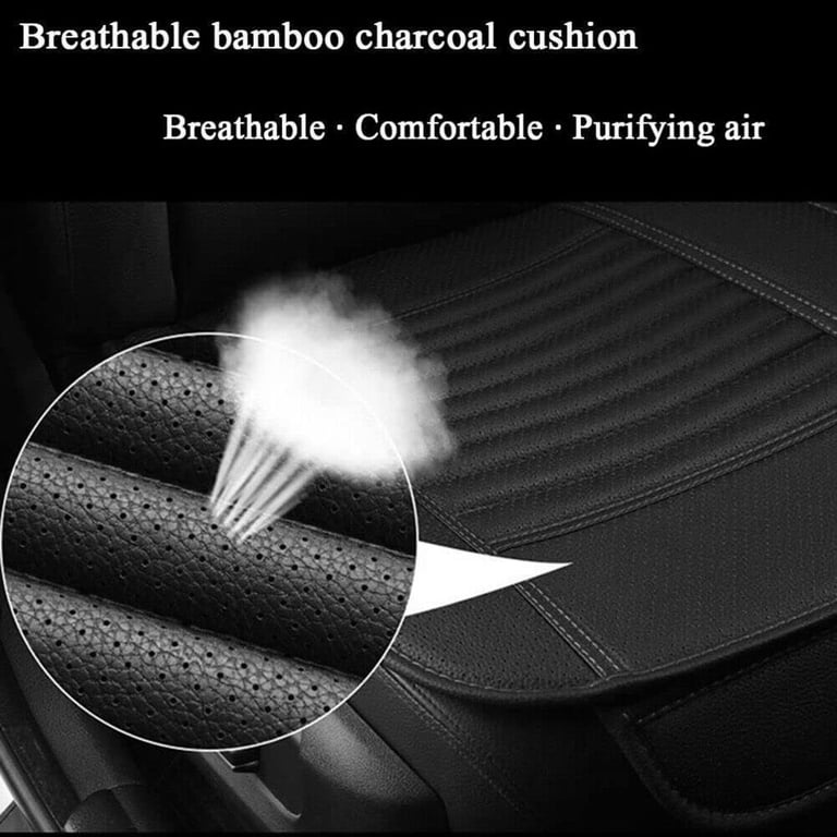 3D Car Front Seat Cover Pad | PU Leather Full Surround Cushion thumbnail 5