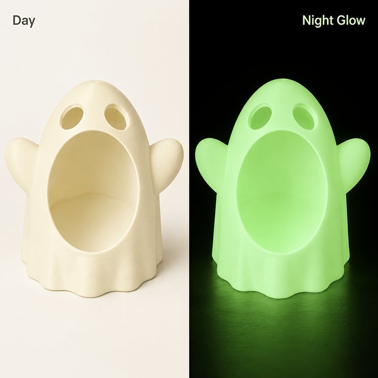 Halloween Ghost Storage Bowl 3D Printed Candy Holder Desktop Organizer thumbnail 6