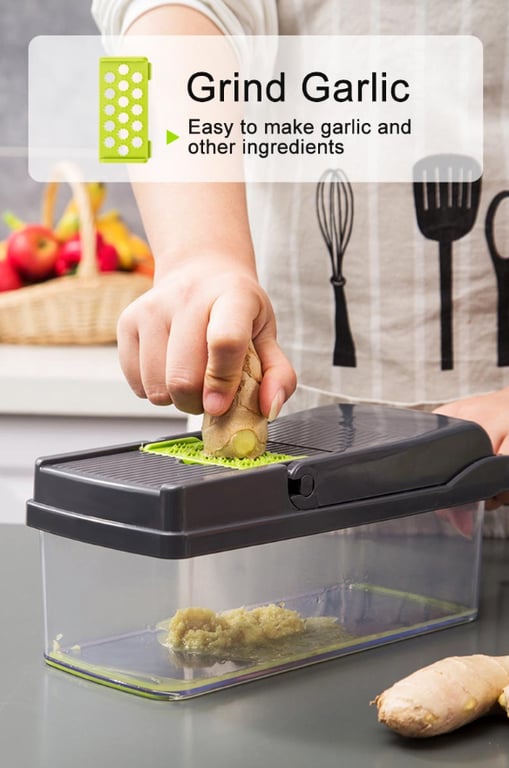 15-In-1 Vegetable Fruit Chopper Cutter for Home & Kitchen | Food Dicer Slicer thumbnail 3