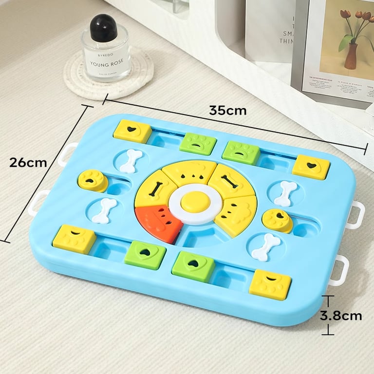 Dog Puzzle Toy with Treat Dispensing & Sniffing Mat | Interactive thumbnail 10