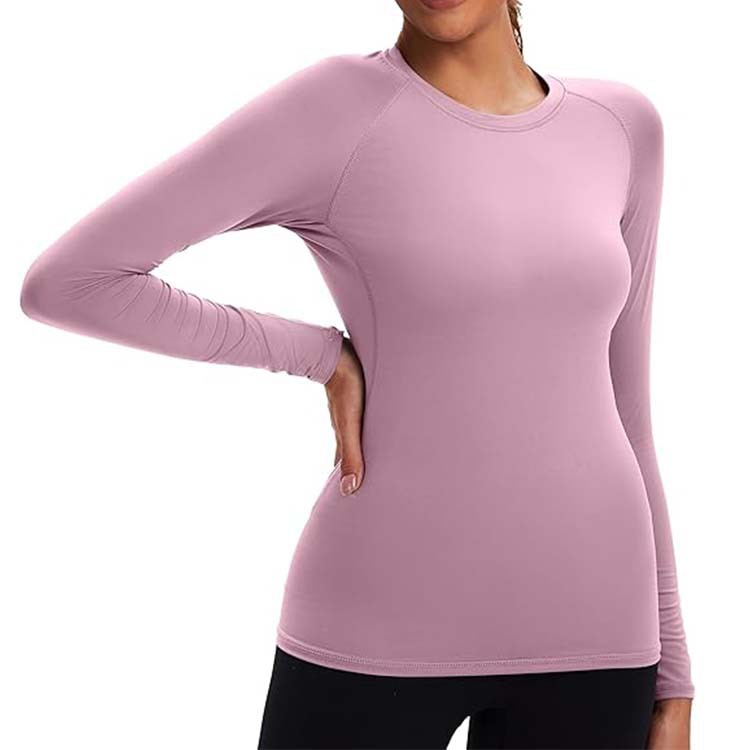 Women's Quick-Drying Sports T-Shirt Shapewear | Long Sleeve Athletic Top thumbnail 15