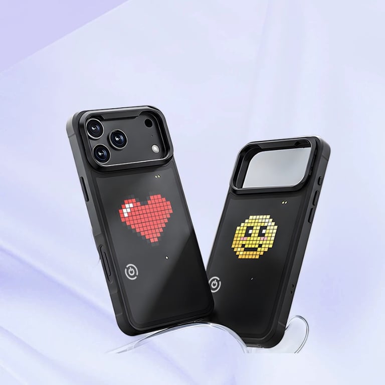 Pixel-Light Phone DIY Animated Drop-Resistant Personalized Creative Case thumbnail 4