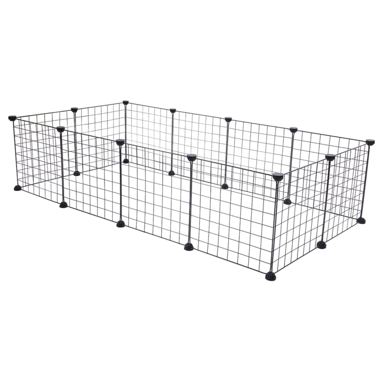 Portable Pet Playpen for Guinea Pigs & Rabbits | Metal Wire Cage thumbnail 12