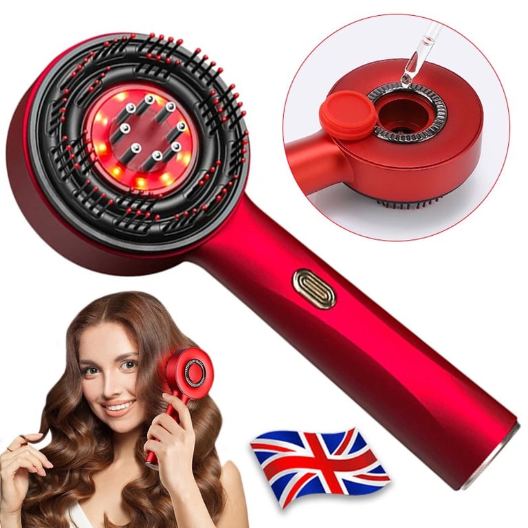 Electric Scalp Massage Comb | Vibrating Hair Brush thumbnail 8