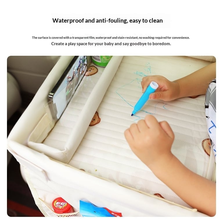 Car Baby Safety Seat Tray with Phone Holder | Padded Activity Tray thumbnail 16
