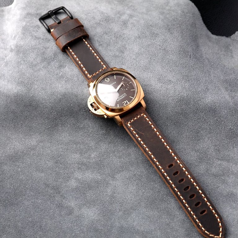 Italian Cowhide Vegetable Tanned Watch Strap | Handmade Premium