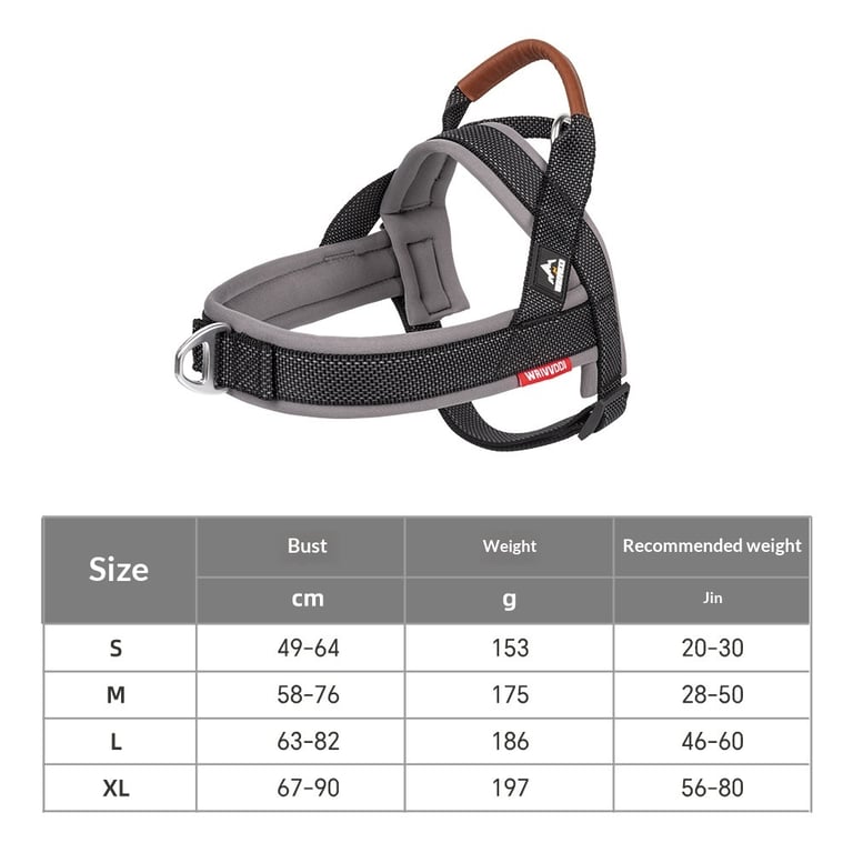 Explosion-Proof Dog Harness with No-Pull Chest Strap | Captain Fam thumbnail 6