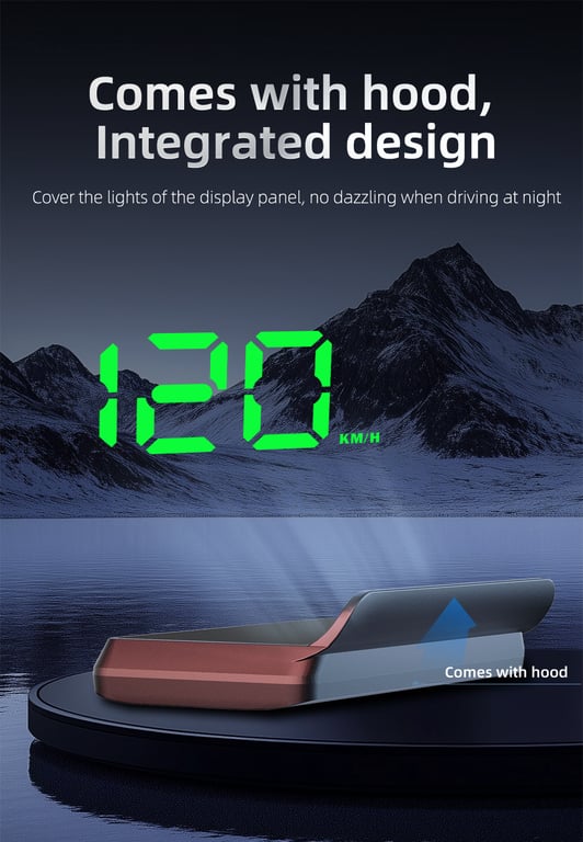 W2 Universal HUD Head-Up Display Car GPS Speedometer | Safe Driving thumbnail 18