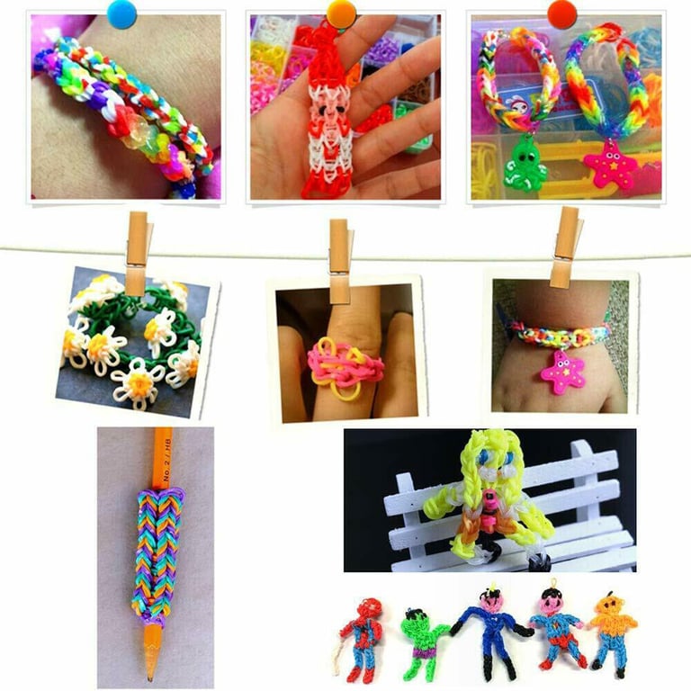 15000 Rubber Loom Bands Kit - DIY Bracelet Making Set for Kids thumbnail 6