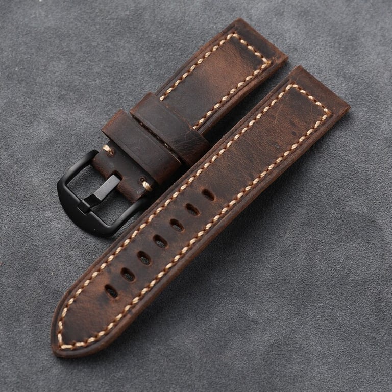 Italian Cowhide Vegetable Tanned Watch Strap | Handmade Premium thumbnail 4