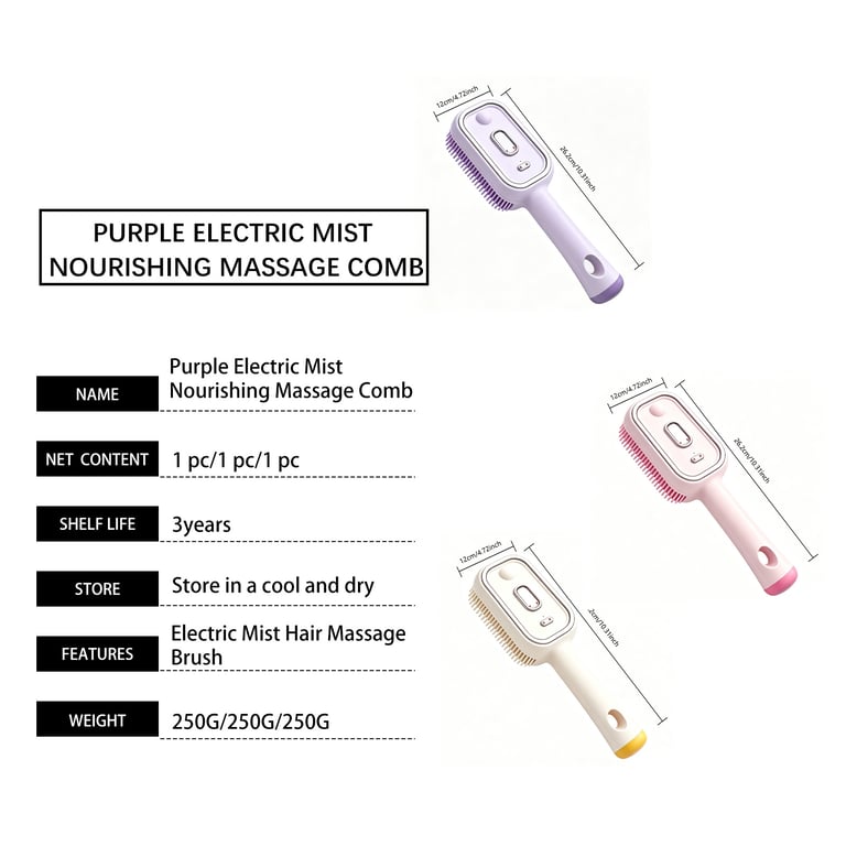 Electric Mist Massage Comb Naked P Ink Naked P Ink thumbnail 18
