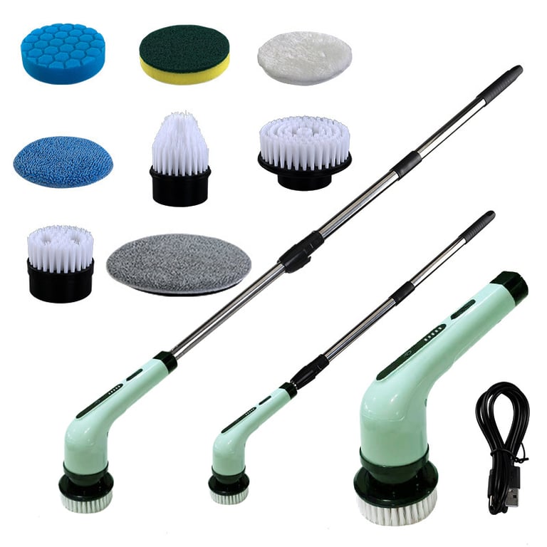 Electric Cleaning Brush with Extendable Handle | Cordless Scrubber thumbnail 5