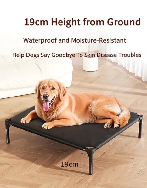 Elevated Foldable Pet Bed | Waterproof, Portable, No Assembly Required thumbnail 9