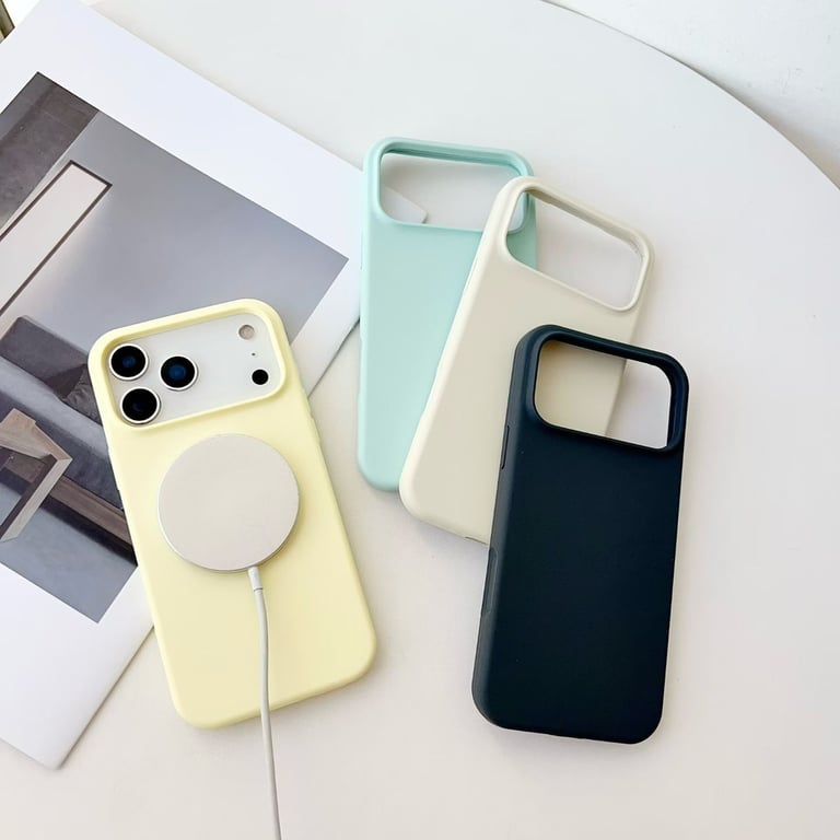 Liquid Magnetic Wireless Charging Phone Case for iPhone 17 Pro Max thumbnail 2