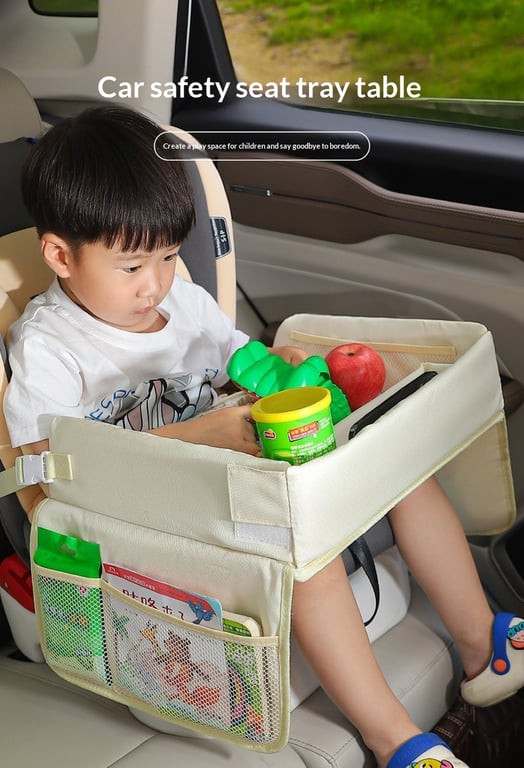Car Baby Safety Seat Tray with Phone Holder | Padded Activity Tray thumbnail 20