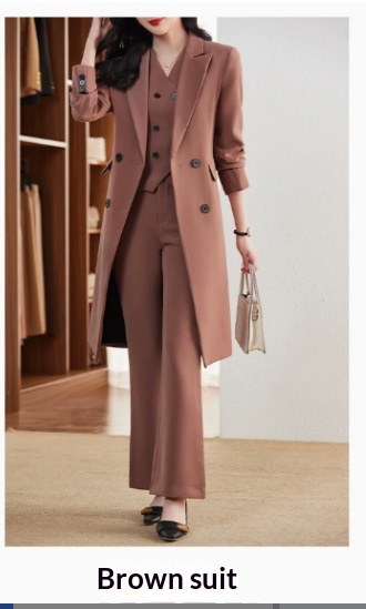 Women's Three-Piece Professional Suit Set | Autumn Winter Workwear thumbnail 4