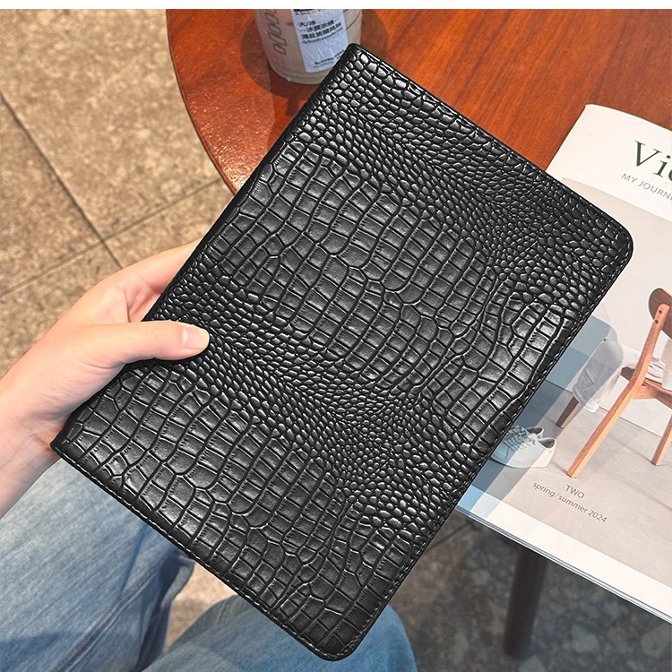 iPad Mini 6 & Pro 11" Crocodile Leather Case | Drop-Resistant Protective Shell thumbnail 3