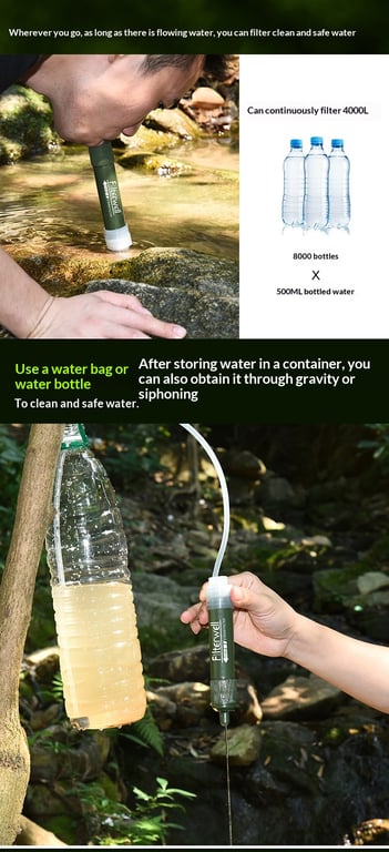 Outdoor Emergency Rescue Flood-Resistant Portable Mini Filter thumbnail 6