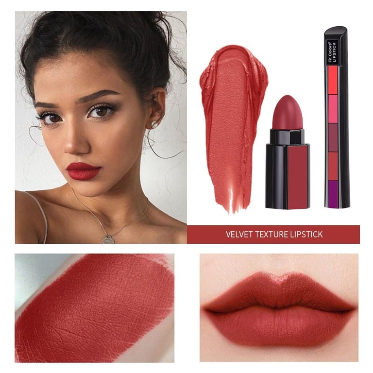 10-Color Matte Velvet Lipstick Set | Long-Lasting Non-Drying Lip Kit thumbnail 8