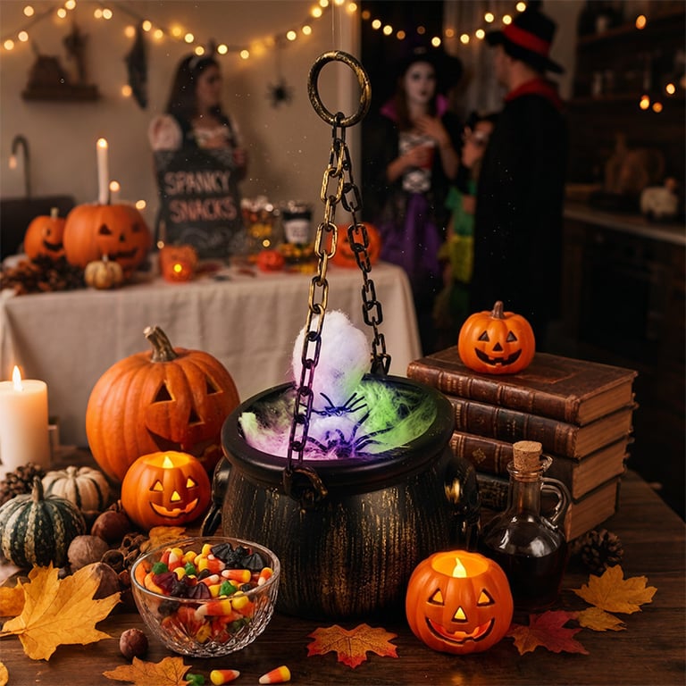 Halloween Magic Wand with Colorful Lights | Home & Kitchen Party Decoration thumbnail 4