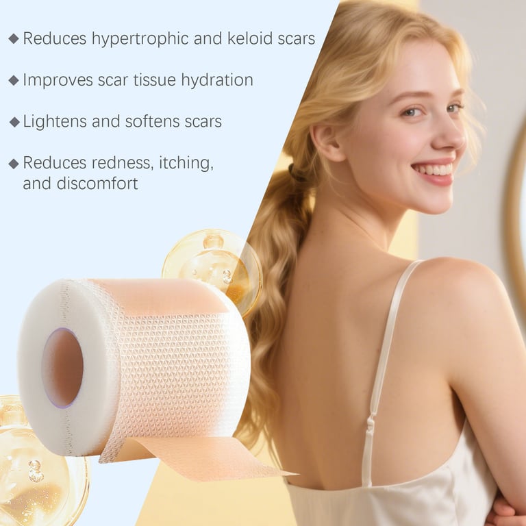 Silicone Scar Cover Patch | Thin, Breathable, Hyaluronic Acid thumbnail 7