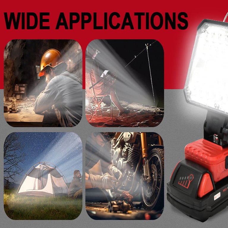 LED Work Light for Milwaukee M18 18V | Cordless USB Charging thumbnail 7