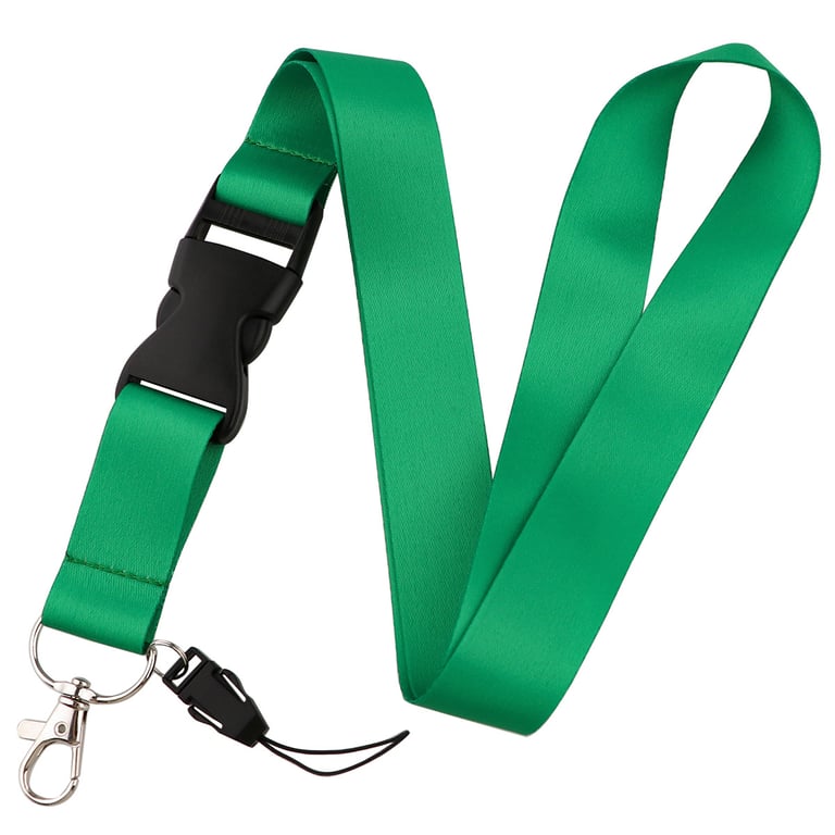 Elegant Solid-Color Phone Lanyard | Secure Neck Strap with Metal Clasp thumbnail 9