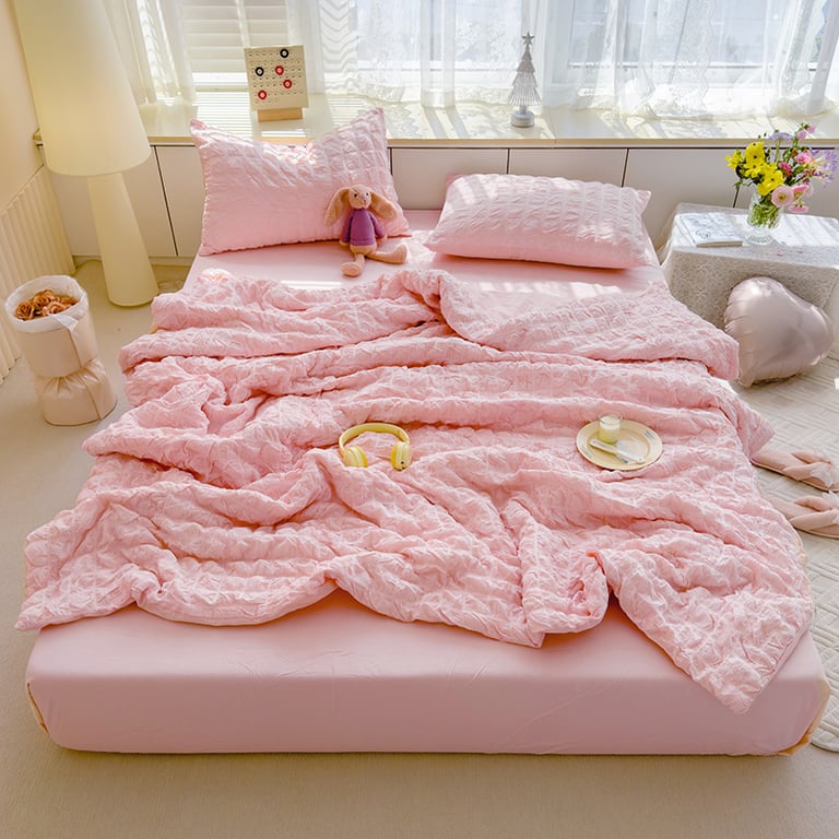 Summer Cooling Quilt Double-Size | Lightweight Breathable Bedding thumbnail 11
