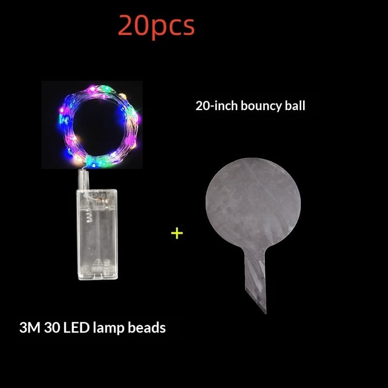 Floating LED Balloon Decorations | 20-inch Glowing Party Lights thumbnail 4