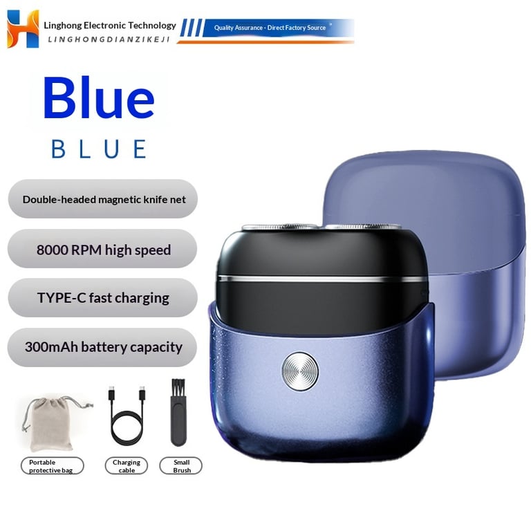 Full-Body Washable Dual-Head Magnetic Electric Shaver | Compact Travel thumbnail 14
