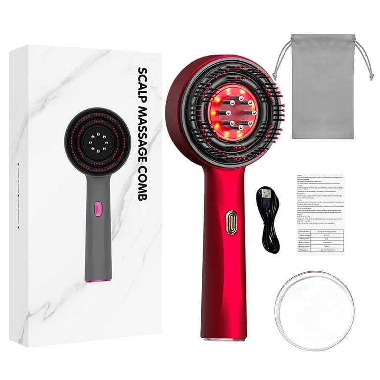 Electric Scalp Massage Comb | Vibrating Hair Brush - image 1