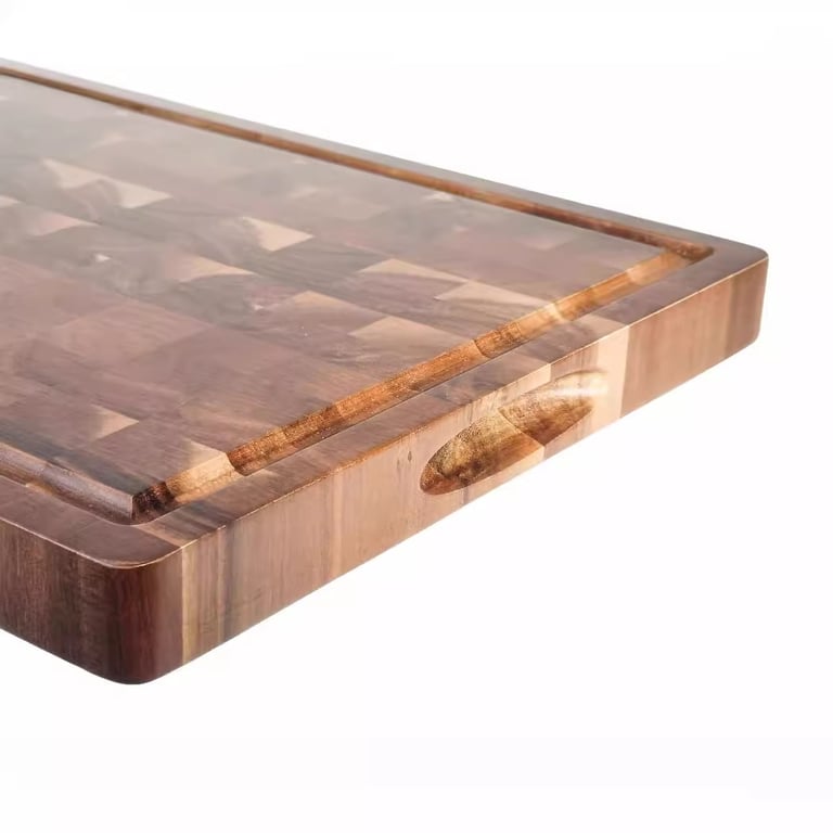 Wooden Cutting Board with Juice Groove & Serving Tray | Acacia - image 1