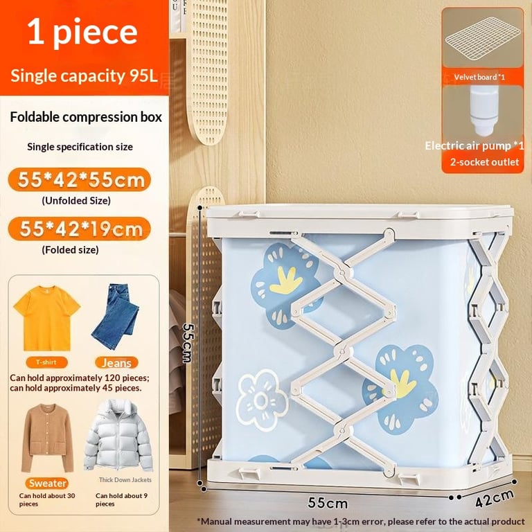 Foldable Plastic Storage Cabinet No Installation | Multi-Layer Organizer thumbnail 7