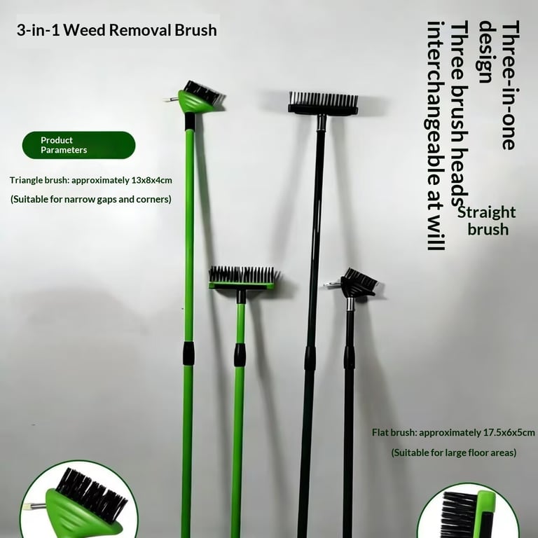 Telescopic Iron Rod Brush with Multi-Head System | Extendable Reach thumbnail 9