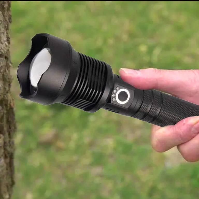 9900000LM LED Flashlight Rechargeable Zoom Torch | Super Bright thumbnail 4