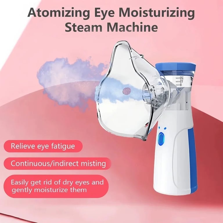 Portable Facial Steamer with Nano-ion Mist | Handheld Moisturizer thumbnail 7