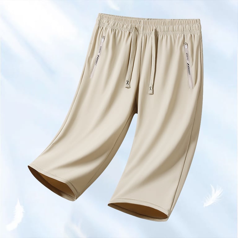Summer Couple High-Elastic Ice Silk Quick-Drying Pants Canada thumbnail 8