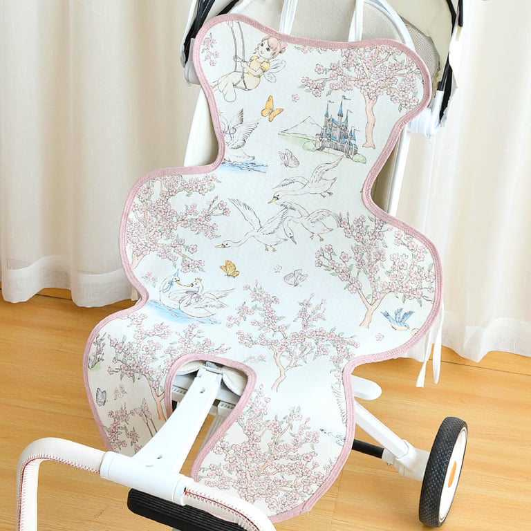 Baby Ramie Tencel Breathable Pad | Stroller & High Chair Liner thumbnail 5