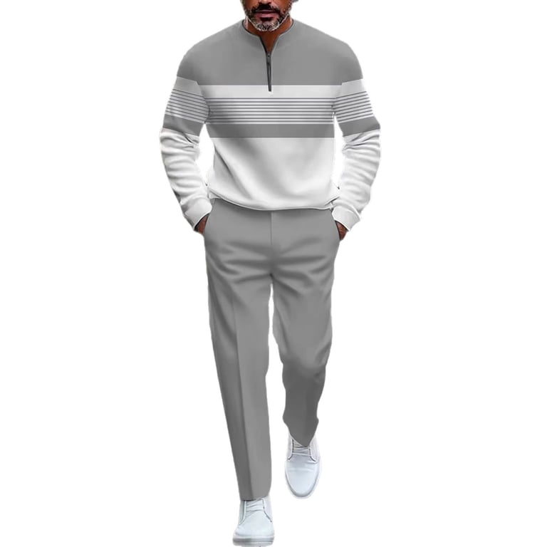 Men's Casual Long-Sleeve Pants Set | Coordinated Comfort Wear Canada thumbnail 5