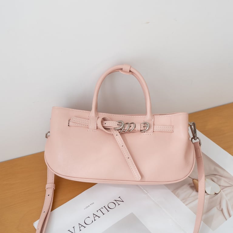 Vintage Vegetable-Tanned Leather Handbag | Women's Crossbody Bag thumbnail 6
