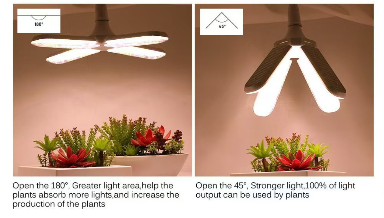 Full-Spectrum LED Plant Growth Lamp | Foldable Home & Kitchen Lighting thumbnail 3