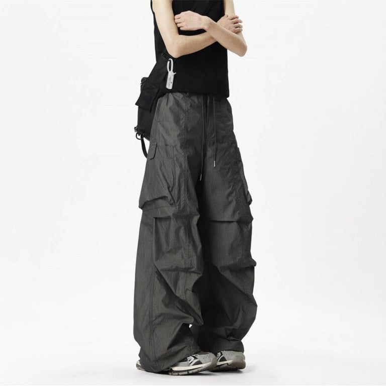 Loose-fit Casual Quick-drying Outdoor Pants | Wide-leg Cargo Style - image 1
