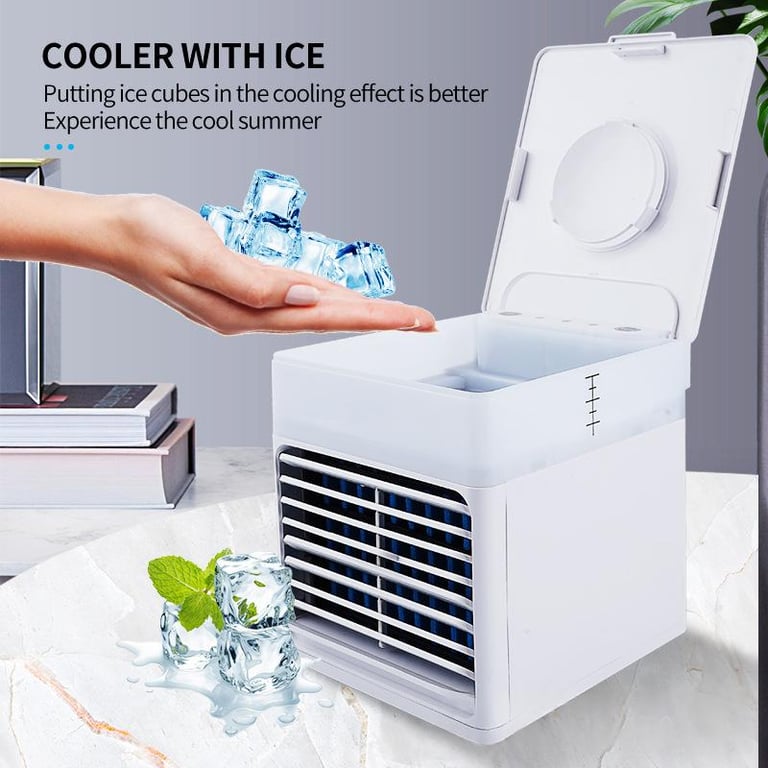 USB Portable Mini Silent Cooler | Personal Air Cooler & Humidifier thumbnail 3