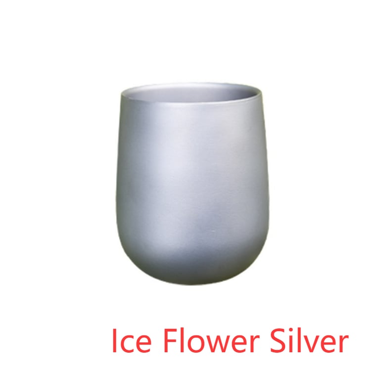 Titanium Ice-Flower Water Cup | Double-Layer Camping Tumbler thumbnail 1