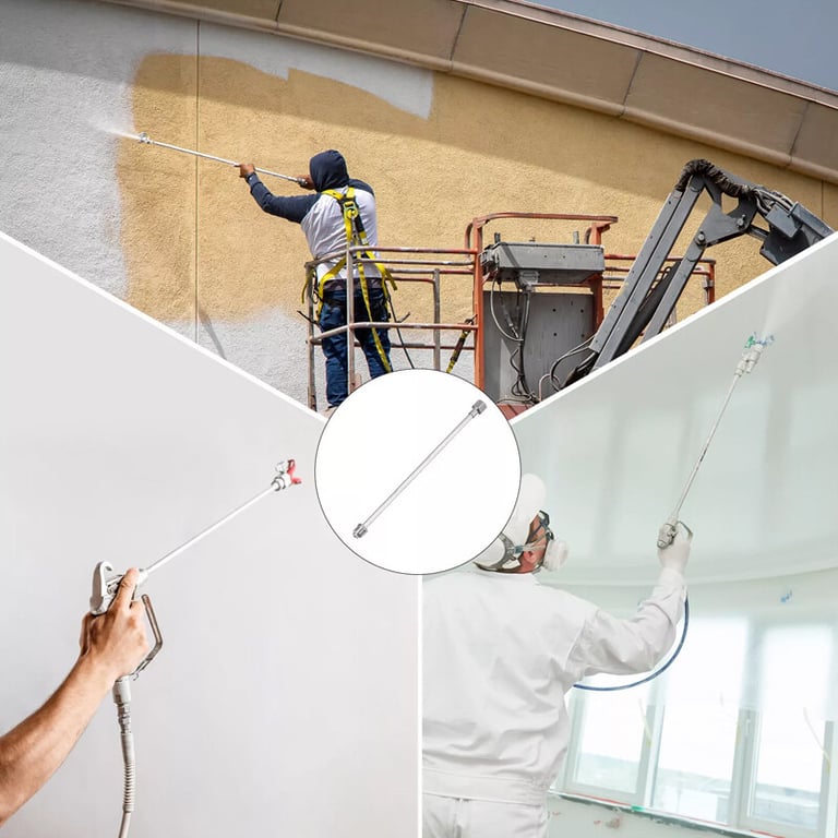 3 Pcs Airless Paint Sprayer Extension Rod 8 12 19 Extension Spray Gun Paint thumbnail 8