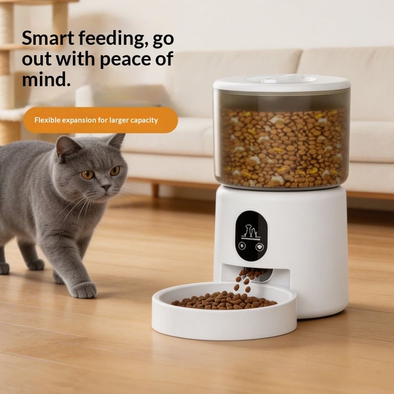 Smart Dog and Cat Food Feeder Dispenser | WiFi App Control thumbnail 2