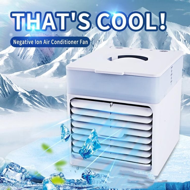 USB Portable Mini Silent Cooler | Personal Air Cooler & Humidifier thumbnail 9