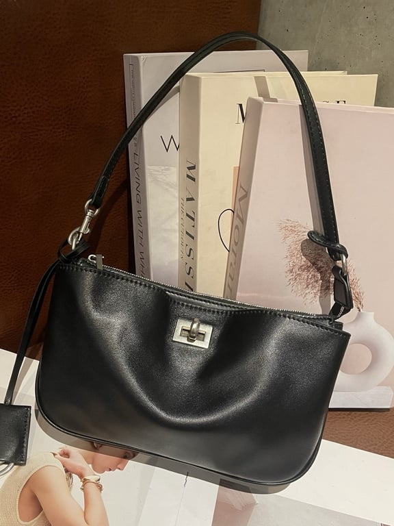 Top-Grain Vegetable-Tanned Leather Kelly Bag | Genuine Cowhide thumbnail 2